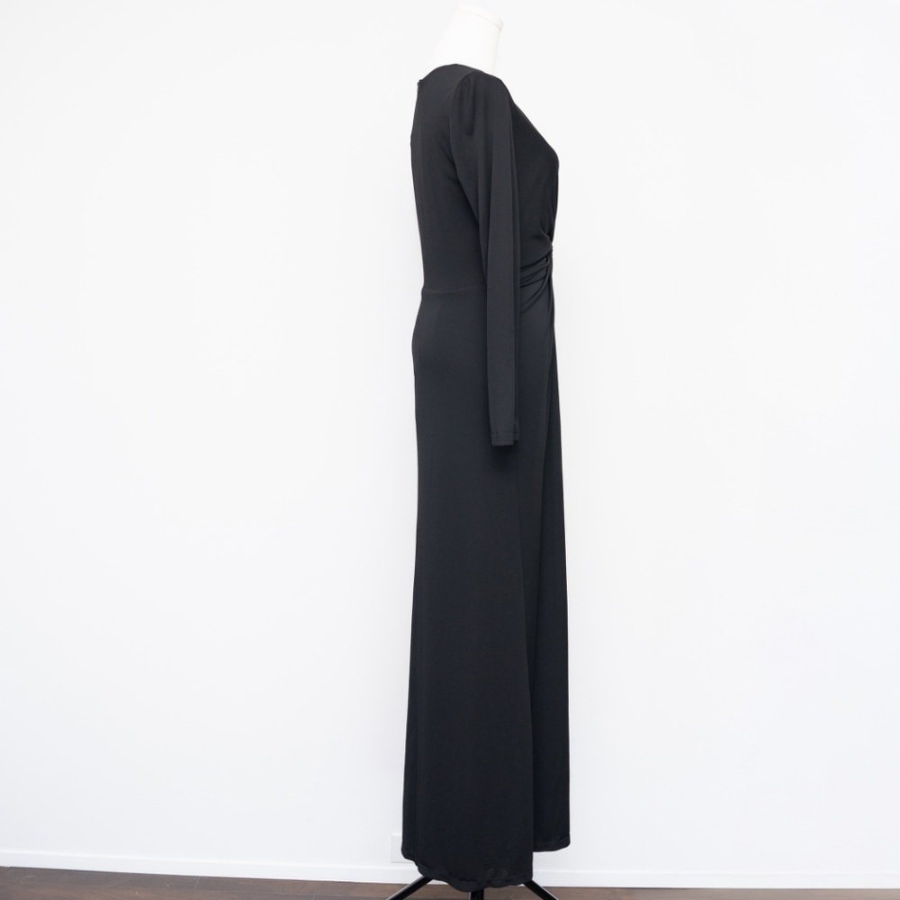Lauren Ralph Lauren -  Nadira Twist-Front Jersey‎ Stretchy Gown - Picture 6 of 13